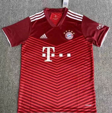 21-22 Bayern Home Fans Soccer Jersey