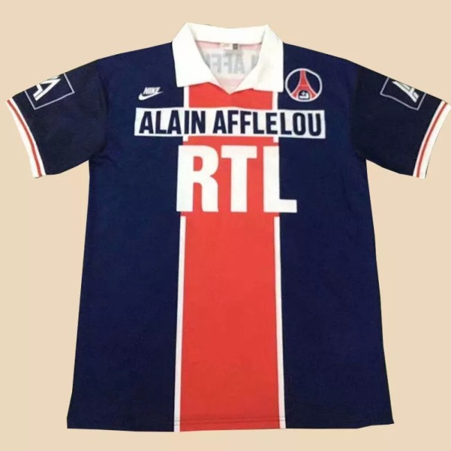 1990-1991 Paris Saint-Germain Paris Home Retro Soccer Jersey