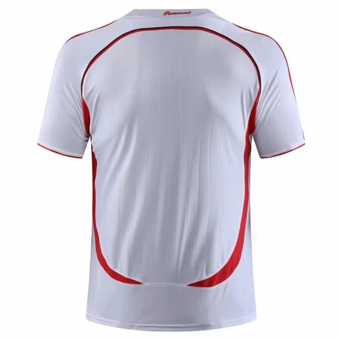 2006-2007 AC Milan Away White Retro Soccer Jersey(带决赛字)