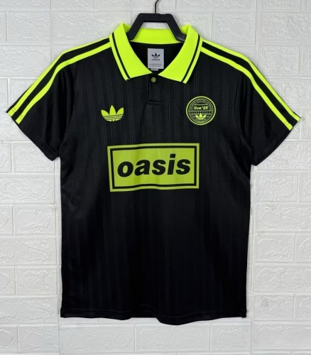 2025 AD Oasis Joint Edition Fluorescent Green Polo Short Sleeve