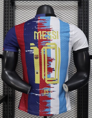25-26 MESSI #10 Special Edition Player Version Soccer Jersey *右蓝白