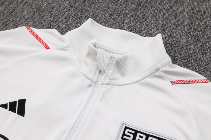 23-24 Sao Paulo FC High Quality Half Pull Tracksuit