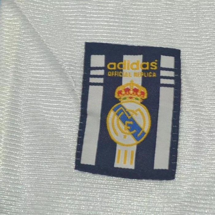 1999-2000 Real Madrid Home Retro Soccer Jersey
