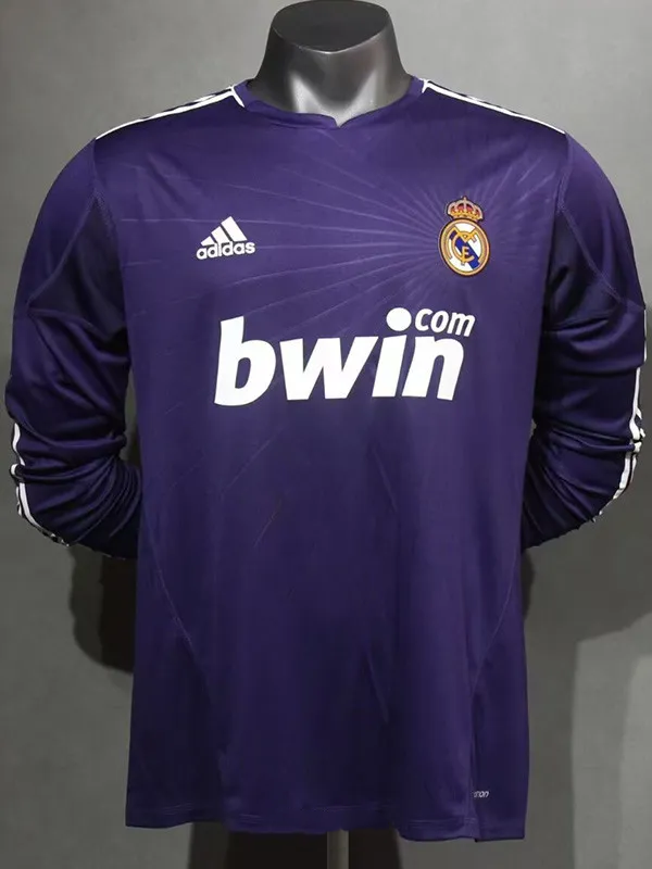2010-2011 Real Madrid Third Player Version Long Sleeve Retro Soccer Jersey 长袖球员
