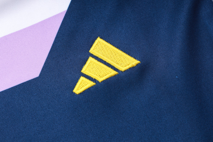 23-24 Real Madrid High Quality Half Pull Tracksuit