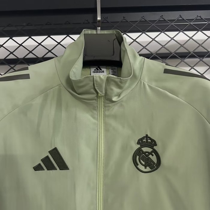 2025 Real Madrid New Pattern Windbreaker