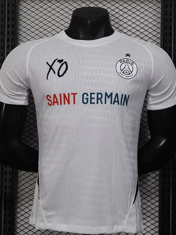 25-26 Paris Saint-Germain White XO Special Edition Player Version Training shirts