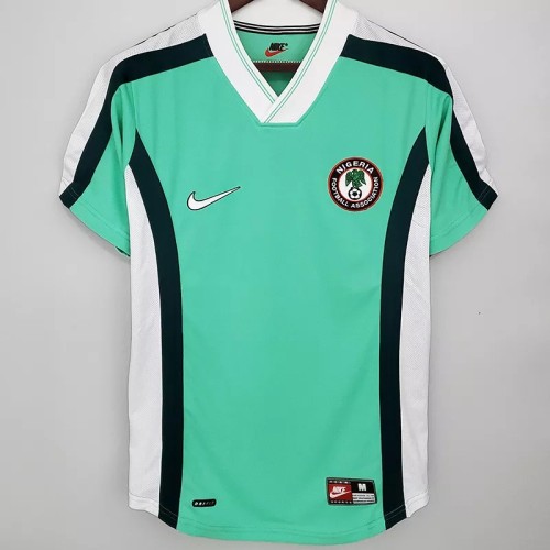 1998 Nigeria Home Retro Soccer Jersey