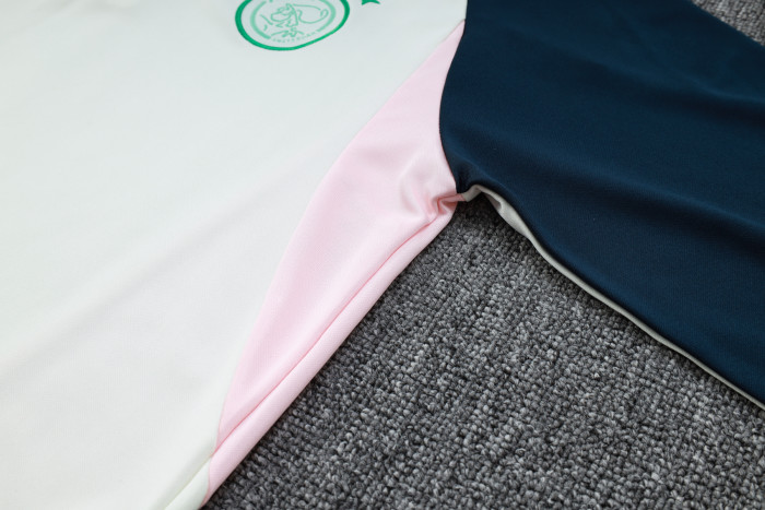 23-24 Ajax High Quality Half Pull Tracksuit