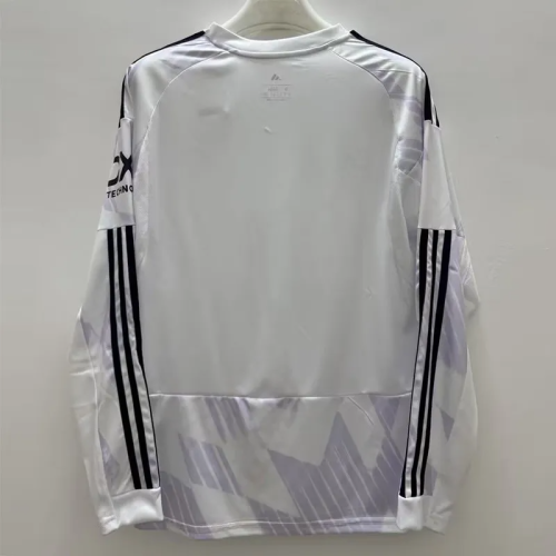 25-26 Manchester United Away Long Sleeve Soccer Jersey 1:1 Thai Quality (长袖)