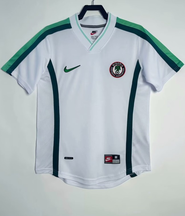 1998 Nigeria Away Retro Soccer Jersey