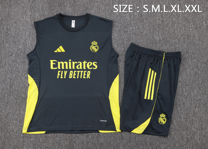 25-26 Real Madrid High Quality Tank Top And Shorts Suit