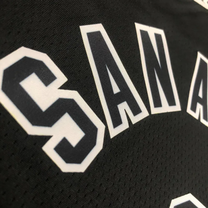 22-23 SA Spurs PARKER #9 Black Top Quality Hot Pressing NBA Jersey (Retro Logo)