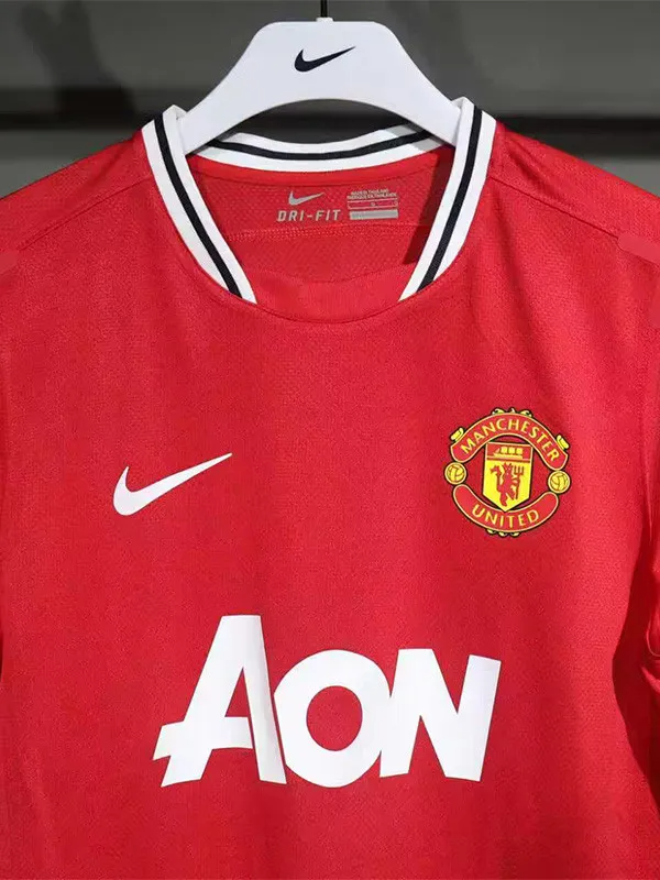 2011-2012 Manchester United Home Player Version Retro Soccer Jersey 1:1 Thai Quality*球员