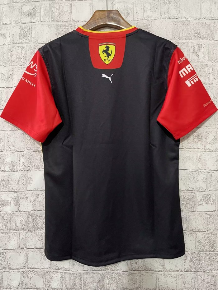 2024 F1 Ferrari New Pattern Short Sleeve Racing Suit