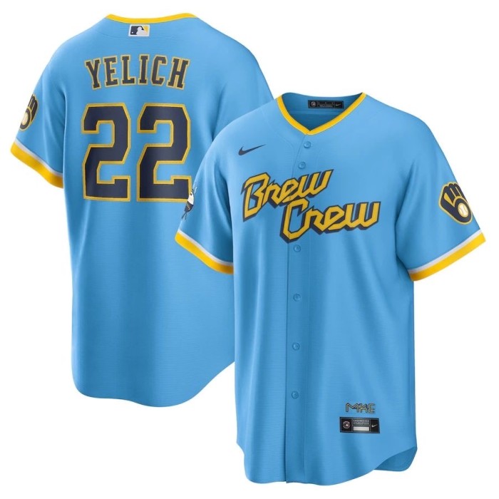 2024 MLB Milwaukee Brewers New Pattern Jersey