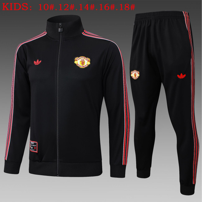 25-26 Manchester United High Quality Kids Jacket Tracksuit