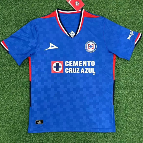 25-26 Cruz Azul Home Fans Soccer Jersey