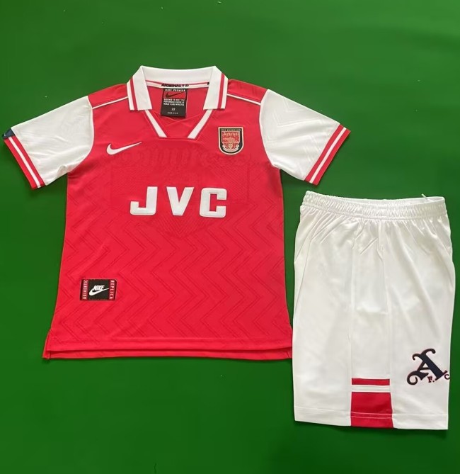 1996-1997 Arsenal Home Retro Kids Soccer Jersey
