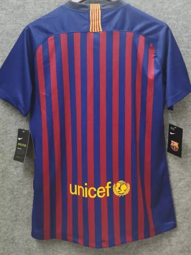 2018-2019 Barcelona Home Retro Soccer Jersey