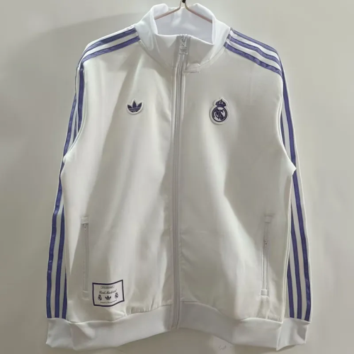 2025 Real Madrid New Pattern Windbreaker