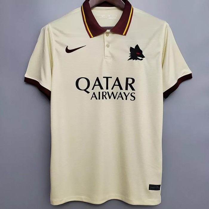 20-21 Roma Away Fans Soccer Jersey