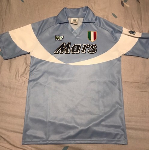 1990-1991 Napoli Home Retro Soccer Jersey