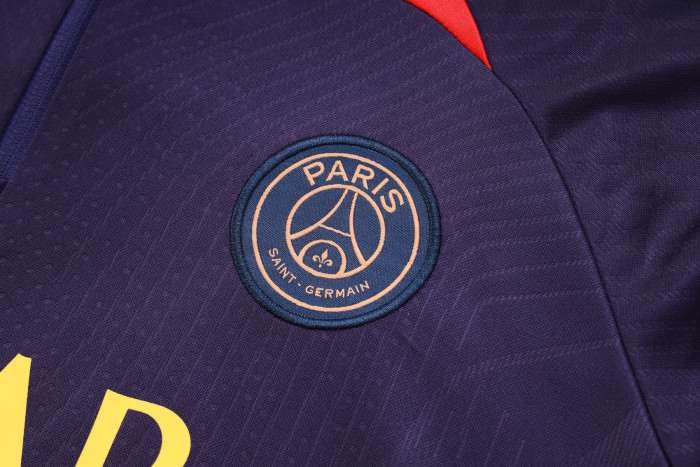 23-24 Paris Saint-Germain High Quality Half Pull Tracksuit