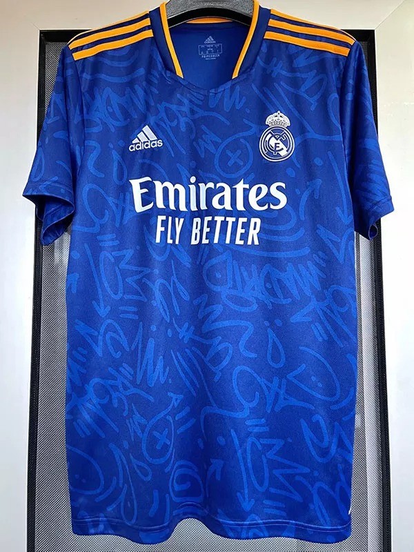 21-22 Real Madrid 1:1 Away Fans Soccer Jersey