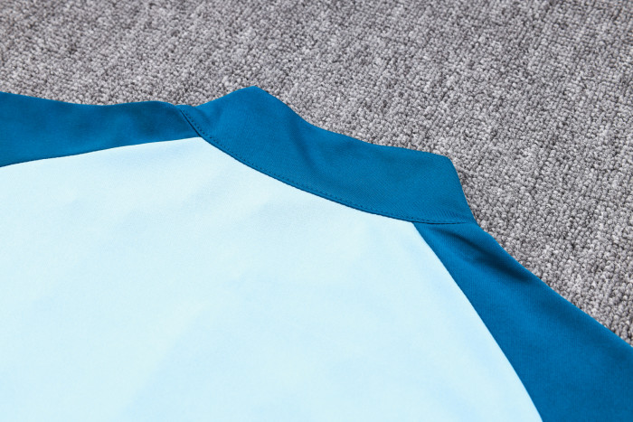 23-24 Manchester City High Quality Half Pull Tracksuit