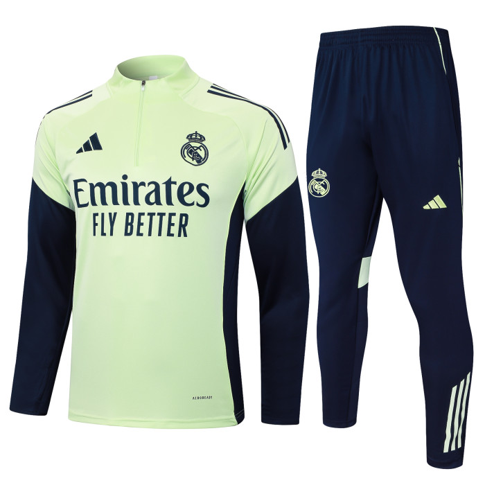 25-26 Real Madrid High Quality Half Pull Tracksuit
