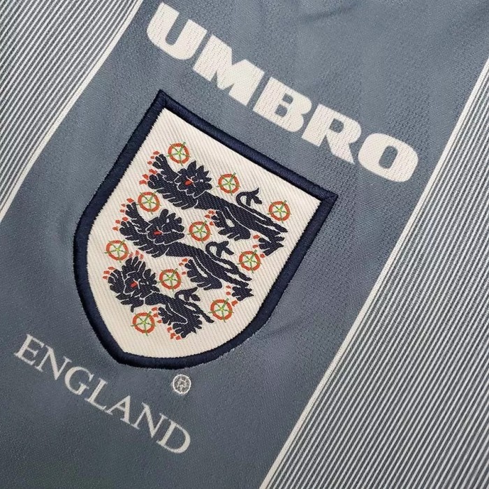 1996 England Away Retro Soccer Jersey
