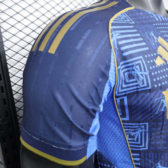 25-26 Real Madrid Blue Special Edition Player Version Soccer Jersey