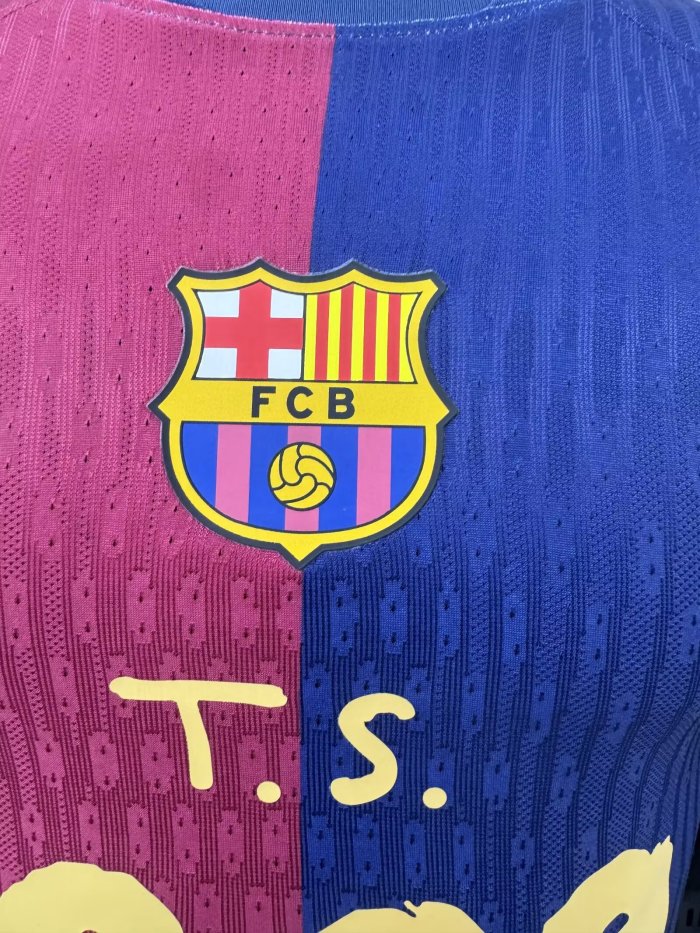 25-26 Barcelona Special Edition Player Version Soccer Jersey *1989