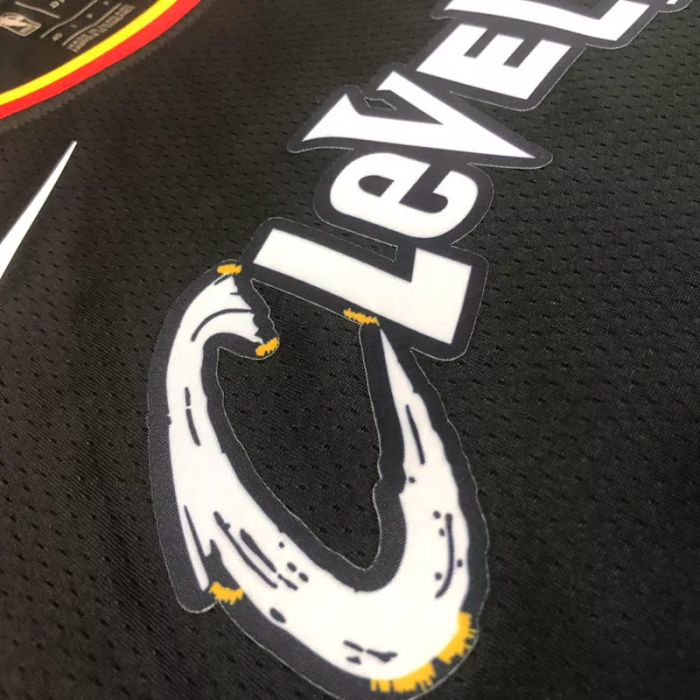 22-23 Cleveland Cavaliers JAMES #23 Black City Edition Top Quality Hot Pressing NBA Jersey
