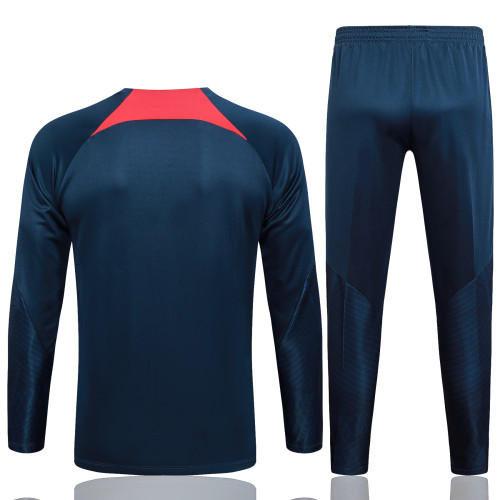 23-24 Paris Saint-Germain High Quality Half Pull Tracksuit