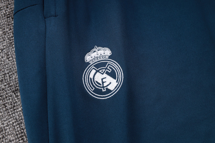 23-24 Real Madrid High Quality Half Pull Tracksuit