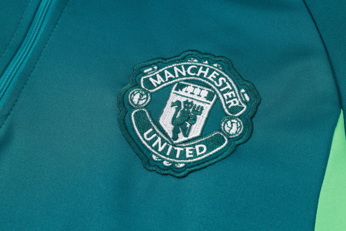 23-24 Manchester United High Quality Half Pull Tracksuit