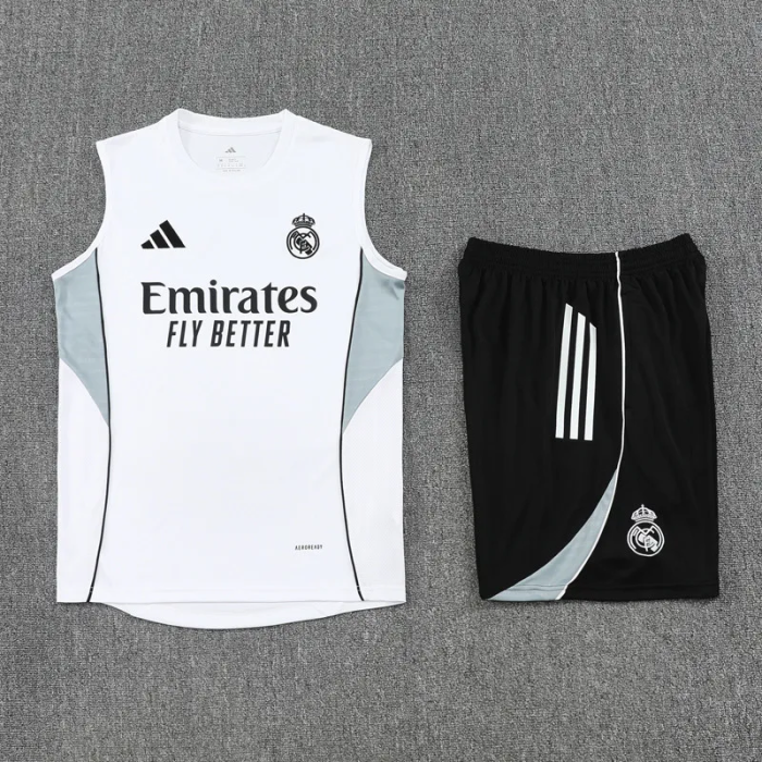 25-26 Real Madrid High Quality Tank Top And Shorts Suit