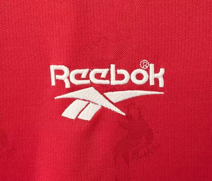 1996-1997 Liverpool Home Retro White Soccer Jersey