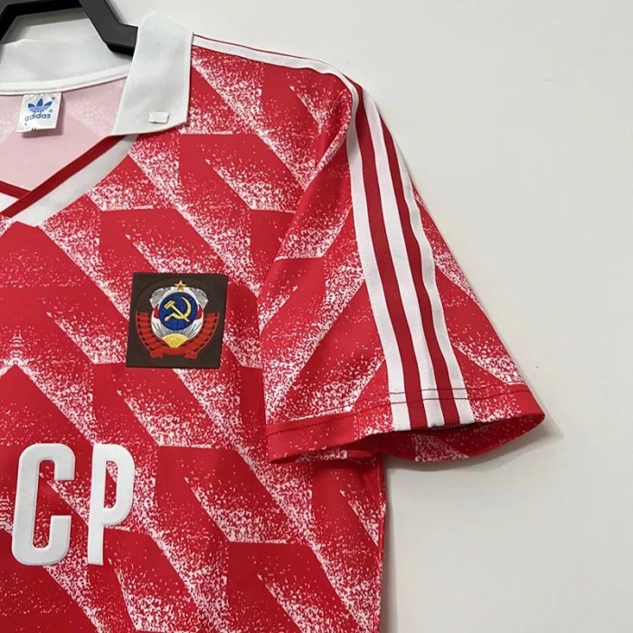1987-1988 Soviet Union Home Retro Soccer Jersey