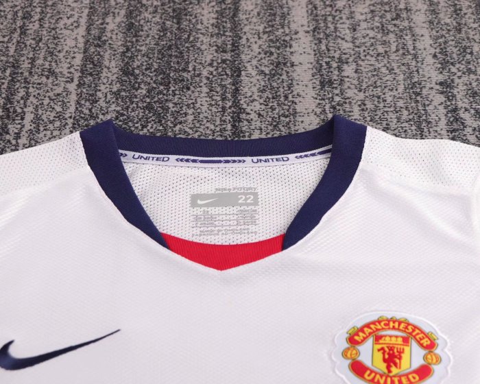 2008-2009 Manchester United Away Retro Kids Soccer Jersey