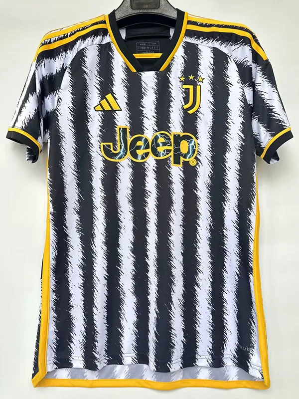23-24 Juventus Home Fans Soccer Jersey