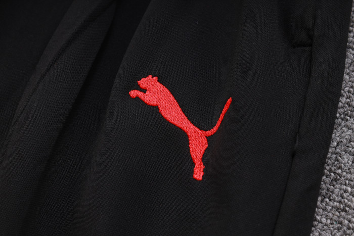 23-24 AC Milan High Quality Half Pull Tracksuit