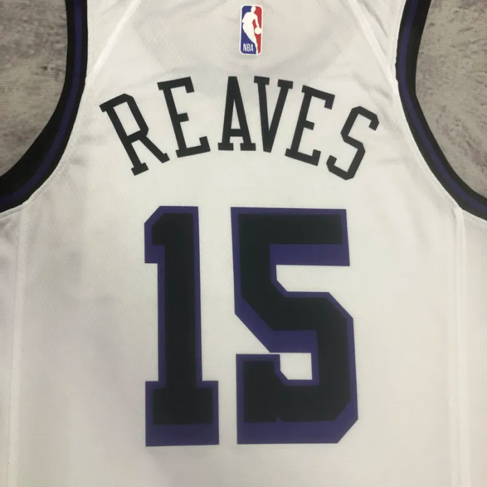 22-23 LAKERS REAVES #15 White City Edition Top Quality Hot Pressing NBA Jersey