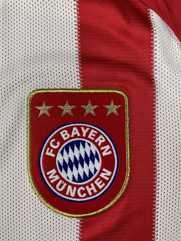 2010-2011 Bayern Home Long sleeves Retro Soccer Jersey