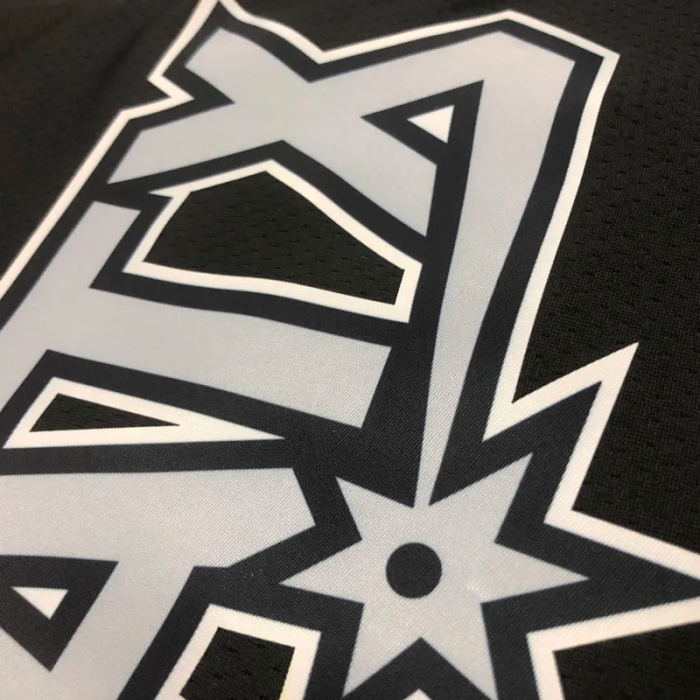 22-23 SA Spurs PARKER #9 Black Top Quality Hot Pressing NBA Jersey (Trapeze Edition)