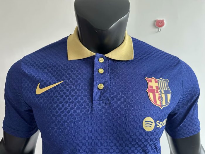 25-26 Barcelona Blue Special Edition Player Version Training Shirts