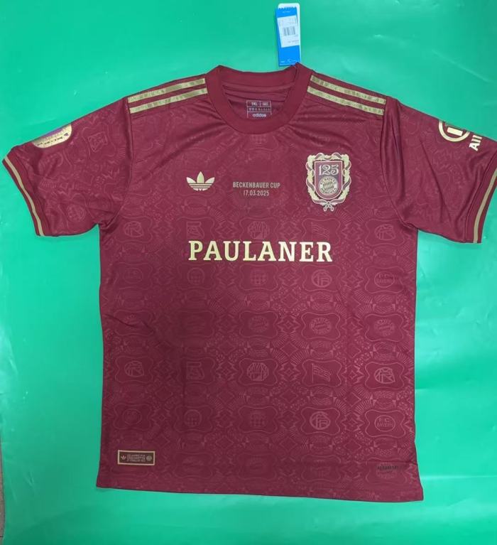 25-26 Bayern BECKENBAUER CUP Fans Soccer Jersey (PAULANER)
