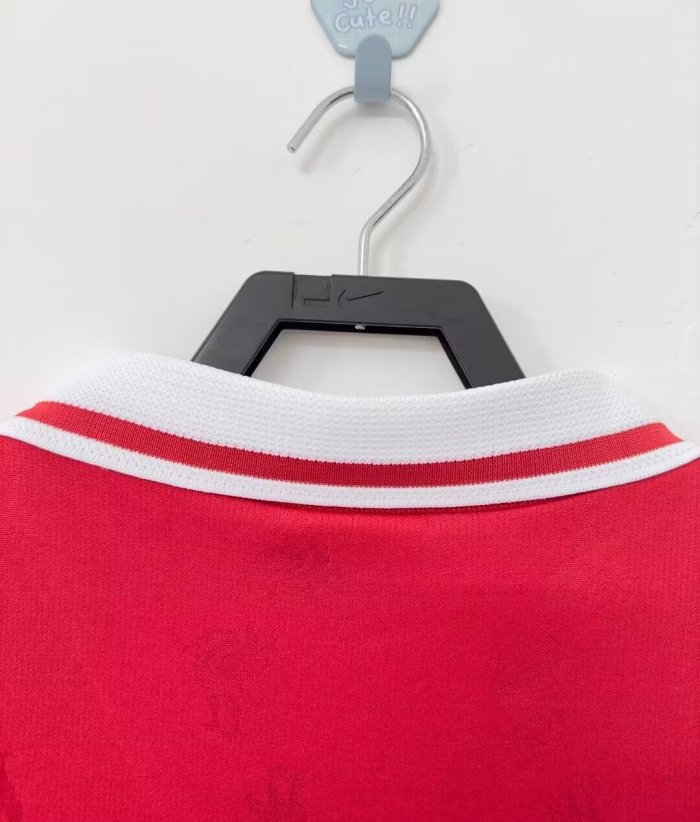 1996-1997 Liverpool Home Retro White Soccer Jersey